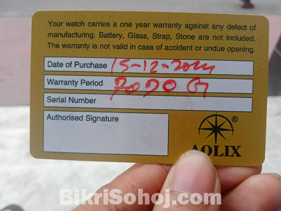 AOLIX Brandied Watch